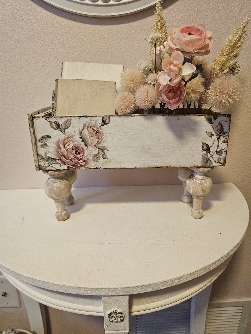 Decorative wooden riser/box